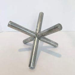 9.5” Silver Metallic Jack Sculpture