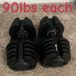 90LB Adjustable Dumbbells 