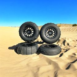Polaris Rzr paddle kits new $1200 32x15 and 4-156 bolt pattern have a few sets at the price 