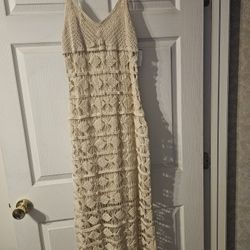 Crocheted Maxi Dress
