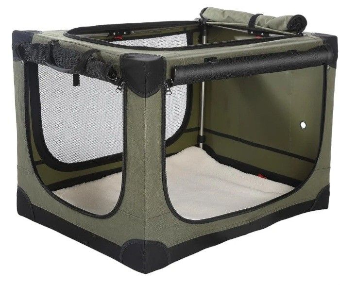 Deekuiwi 30-Inch Collapsible Travel Dog Crate
