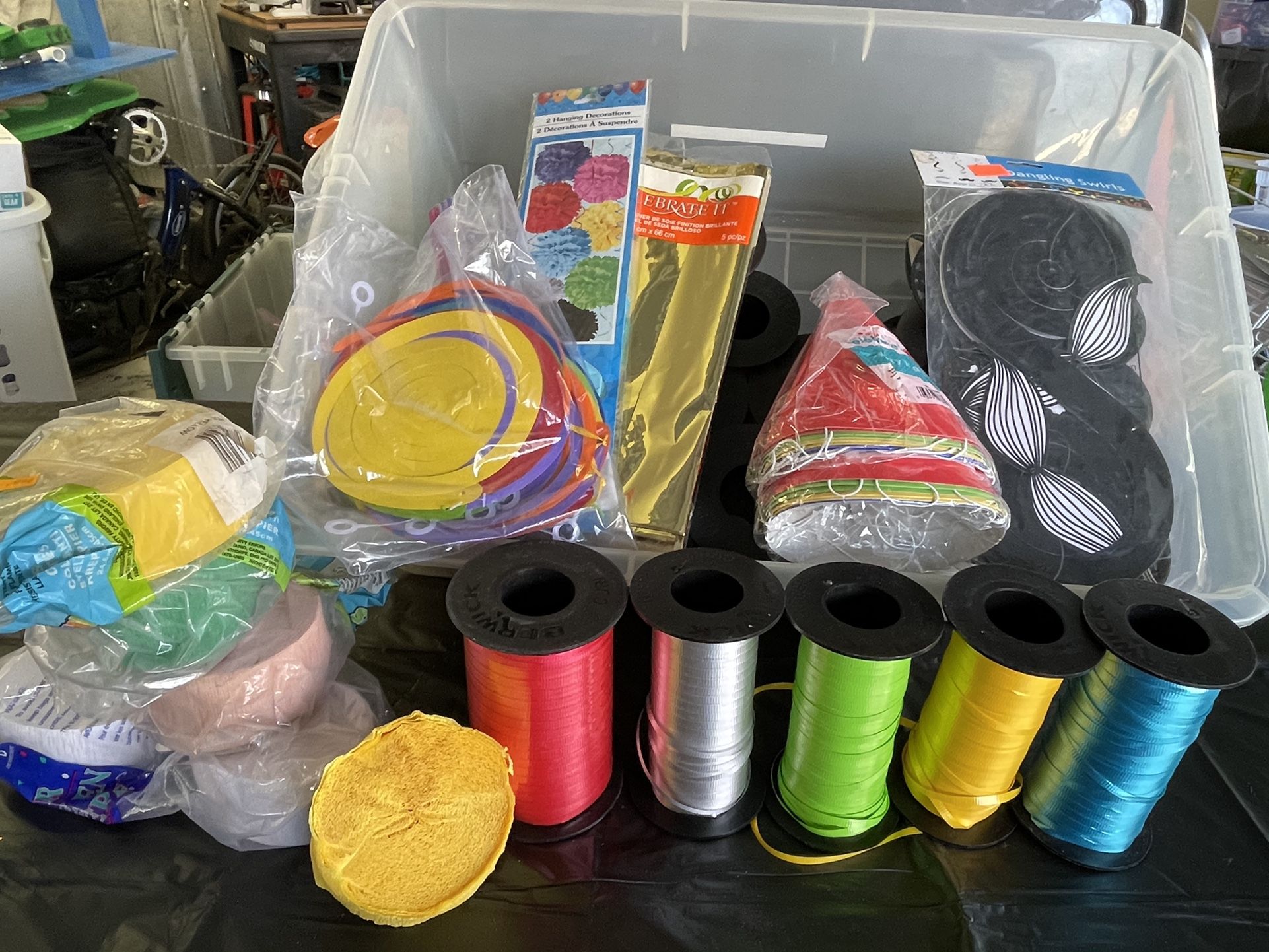 Bucket Of Party Supplies