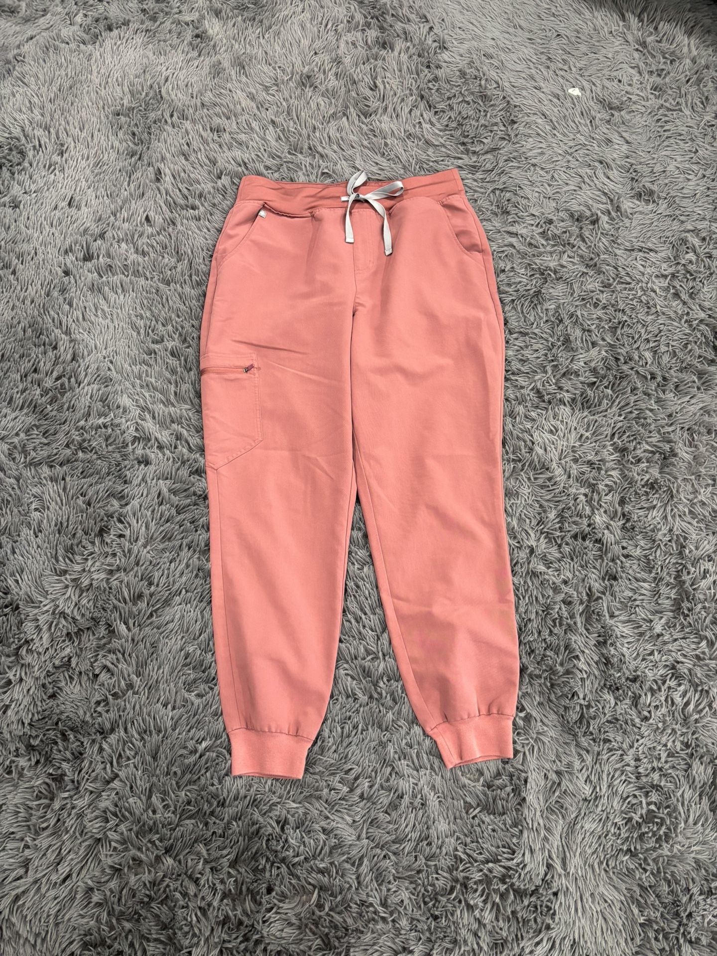 Large FIGS Mauve Zamora scrub pants