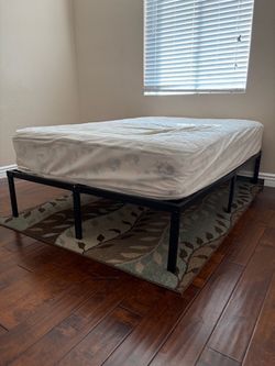 Full size metal bed frame