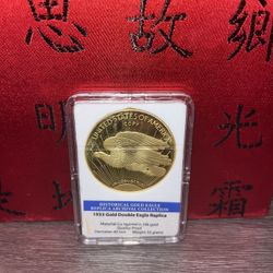  limited edition 1993 Gold Double Eagle Replica 
