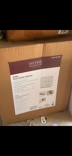 Freestanding Bath Vanity Cabinet without Top in White