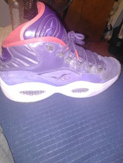 Purple and Red Allen Iverson- Reebok size 11.5