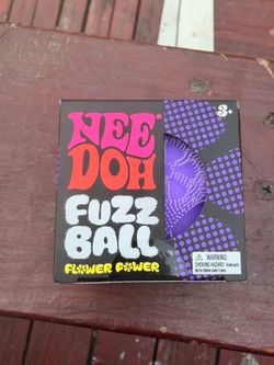 Needoh FuzzBall purple and iceberg Needoh