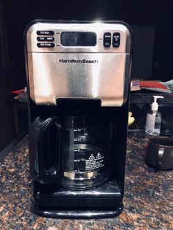 Hamilton Beach coffee maker works great
