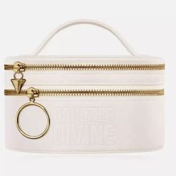 Jean Paul Gaultier JPG Devine Makeup Vanity Bag W Mirror 