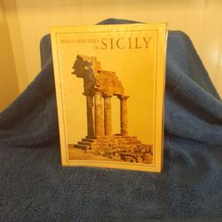 Masterworks of Sicily By Sandro Chierichetti Copyright 1981, Paperback With A Plastic Dust Jacket 127 Pages 