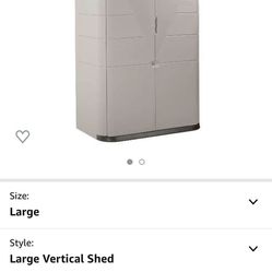 Rubbermaid Sandstone Vertical Storage Shed