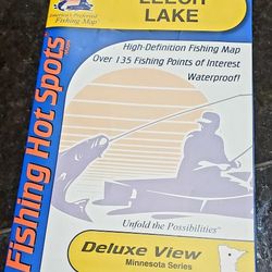 Leech Lake Fishing Hot Spots Map