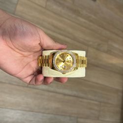 Gold Diamond Watch