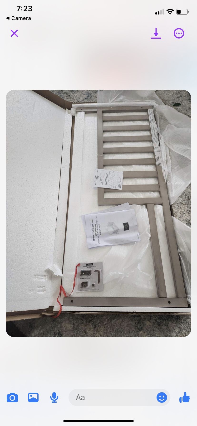 Soho Baby Hampton Guard Rail Stone Wash