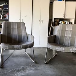 Pair of OFS Mid Back Lounge Chairs