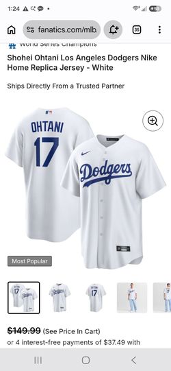 Brand New Authentic Nike LA Dodgers Ohtani Jersey 2XL