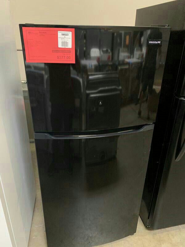 New Discounted Black Refrigerator 1yr Manufacturers Warranty was