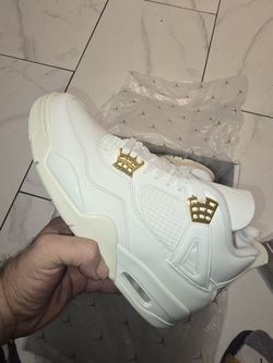 Jordan 4   Metalic Gold
