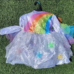Girls Halloween Costume Twinkle Stars Unicorn Size 4t / 5T