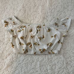 Flower Crop Top Women’s Small