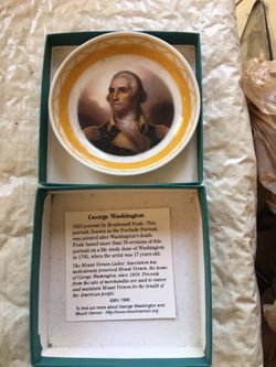 Plate ... commemorative George Washington