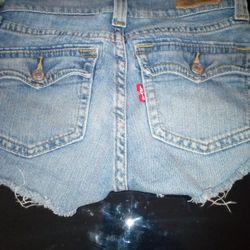LEVIS 504 Jean Shorts 5 Pocket Size 3