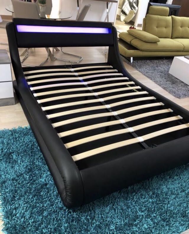 Brand new queen light storage bed frame King $550