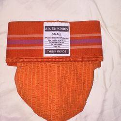 Orange Jock Strap Size Small