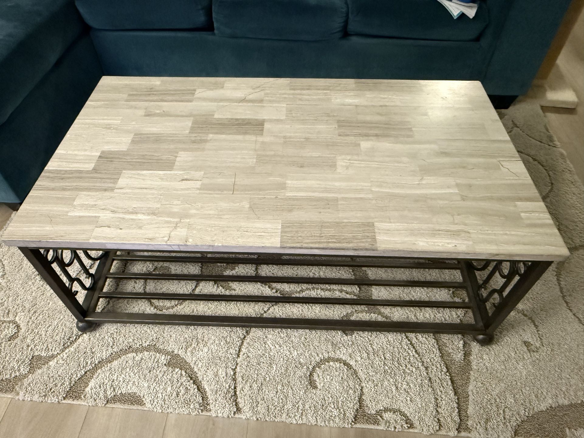 Faux Marble coffee Table