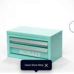 2 Drawer Teal Mini Kobalt tool Chest