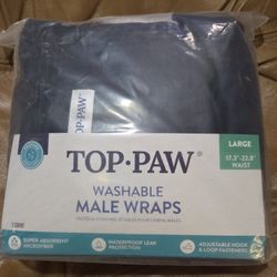 Top Paw Washable Male Wraps