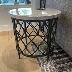 Marble End Tables (x2)