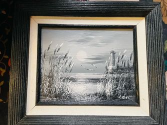 Vintage oil painting