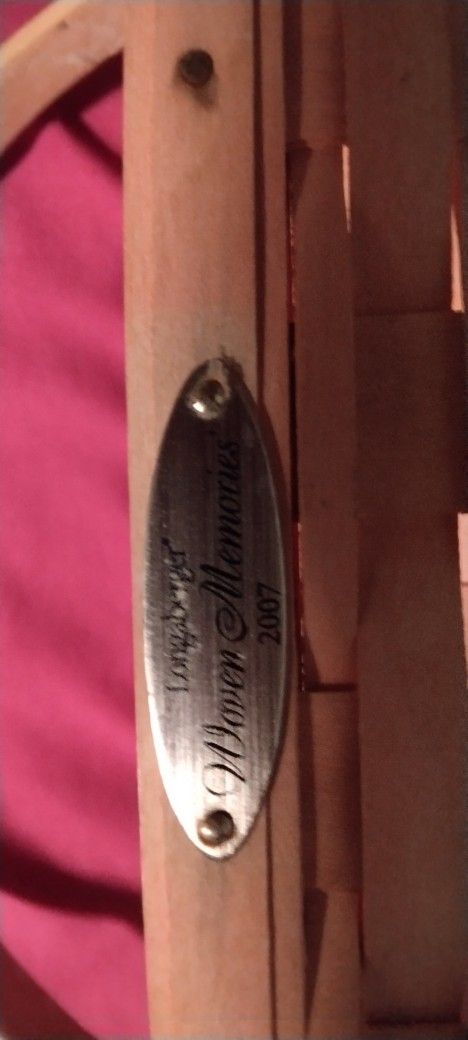Longaberger Basket 2007