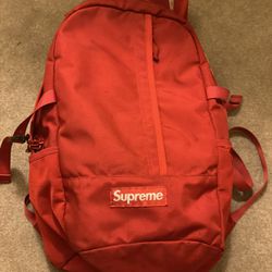 Supreme (SS18) Red Backpack 