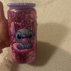 Snow Globe Glass Cup 