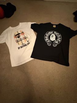 2 bape shirts size m