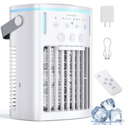 “New”(1 In Stock)Portable 4 In 1 Air Conditioners/remote(“Dorm Room”3speed/3 Level  Humidity)7 Color Night Light(2-8H Timer(retail79) 