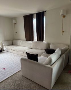 Beige couch