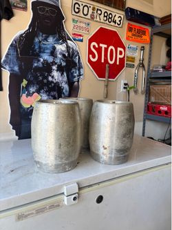 Vintage Aluminum Beer Kegs Tapper Brand