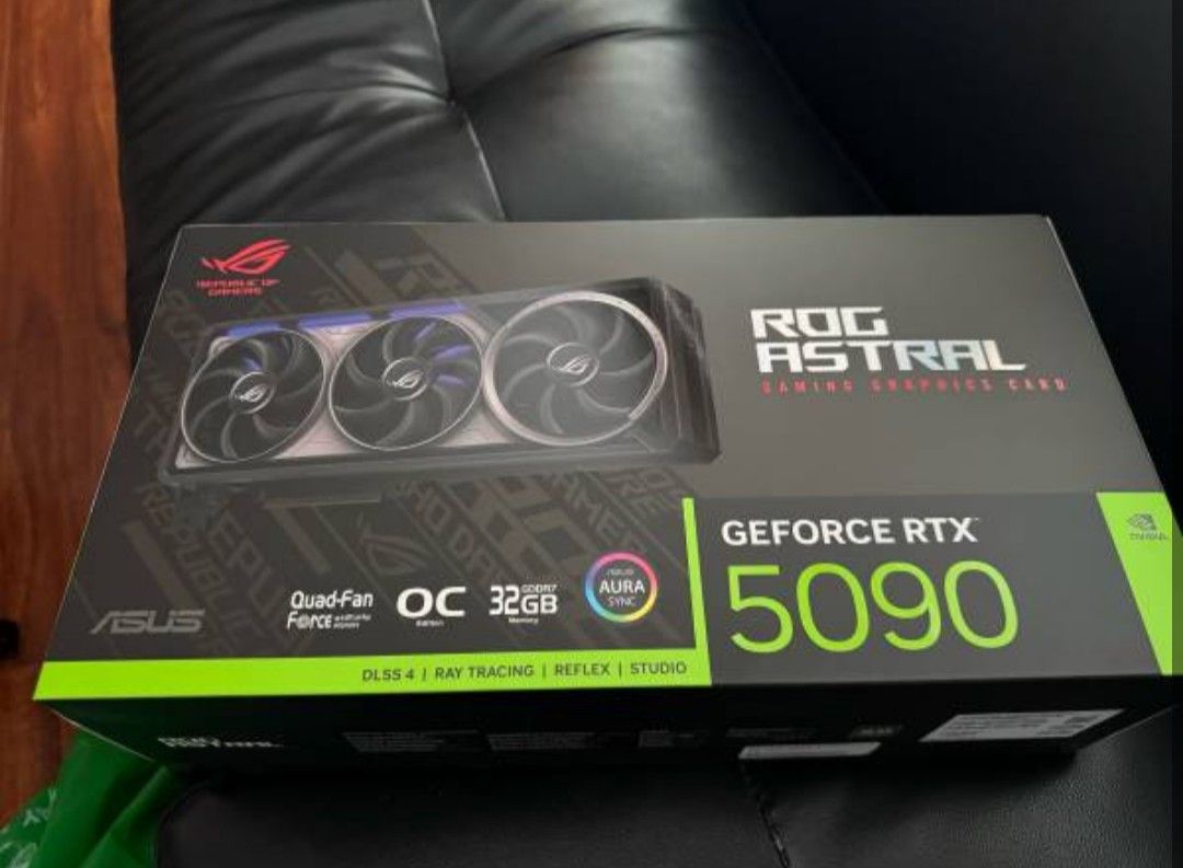 Asus nVidia GeForce RTX 5090 ROG Astral OC 32GB GDDR7 PCIE 5.0 Graphics Card