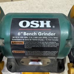 6” Bench Grinder In Great Shape. 