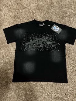 Hellstar Rhinestone Logo T-Shirt Black