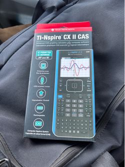 Texas Instruments TI-Nspire CX II CAS Color Graphing Calculator with Student Software (PC/Mac), Blue
