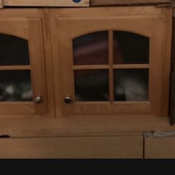 Glass Kitchen Cabinet