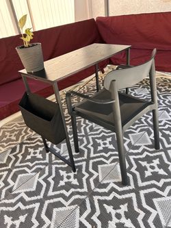 Compact Work Desk and Chair