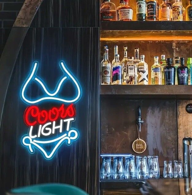 Coors Light Bikini Super Bright Led Neon