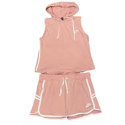 Nike Sportswear Shorts Girls - Pink, White set