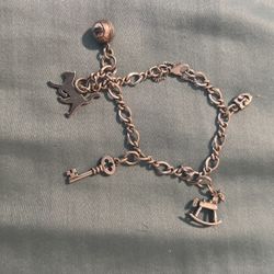 James Avery charm bracelet with retired charms